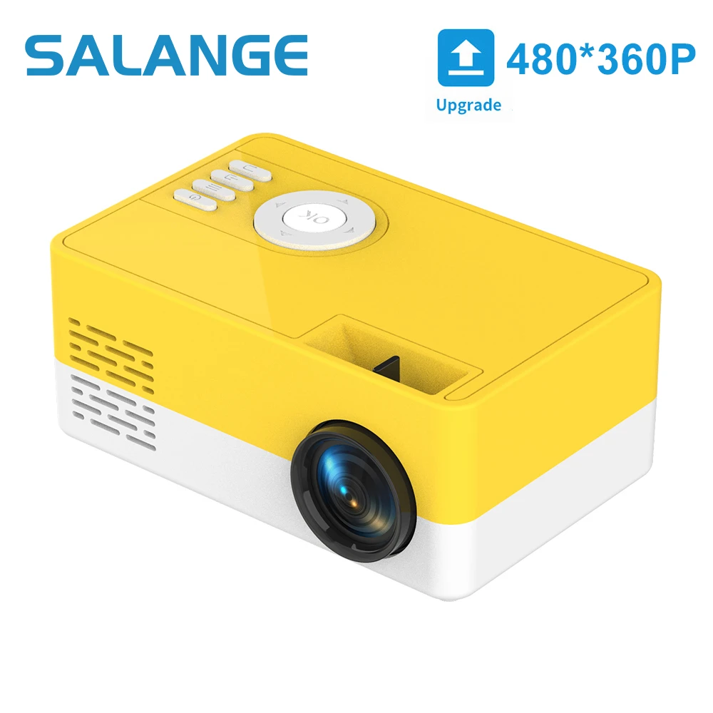 Salange mini proyector J15 Pro, reproductor para el hogar, 1080P, cine bolsillo, regalo para amigos y niños VS YG300| de cine para hogar| - AliExpress