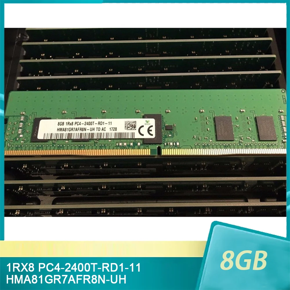 

1 Pcs For SK Hynix RAM 8GB 1RX8 PC4-2400T-RD1-11 HMA81GR7AFR8N-UH DDR4 2400 Server Memory