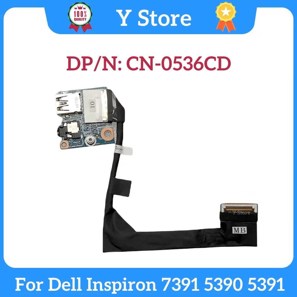 

Y Store Новинка для Dell Inspiron 7391 5390 5391 USB плата аудио кабеля 0536CD 536CD Быстрая доставка