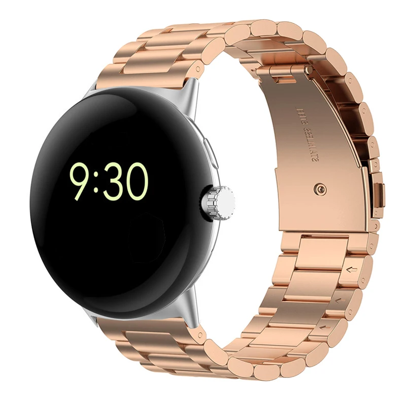 Elegant Stainless Steel Strap for Pixel Watch - Premium Metal Band Replacement