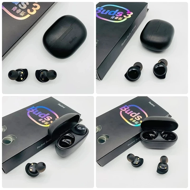 Фото Наушники-вкладыши MIJIA Xiaomi Redmi Buds 3 Youth Edition, IP54, водонепроницаемые, Bluetooth 5,2, TWS, настоящая беспроводная сенсорная гарнитура №3