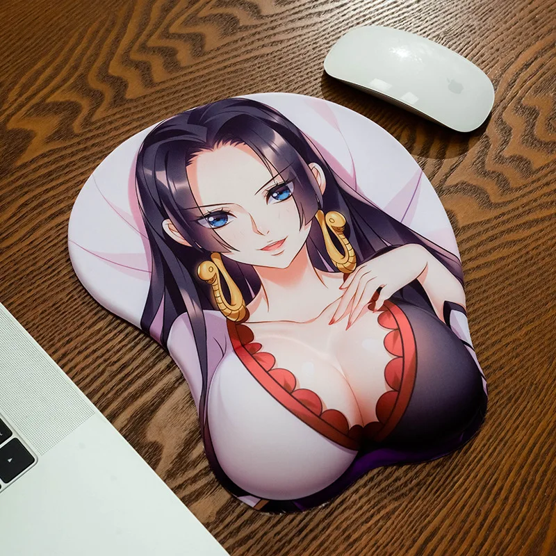 

Цельный анимационный периферийный 3D коврик для мыши Boya Hancock Empress, защита для запястья, коврик для запястья, мультяшный подарок для мальчика, оптовая продажа