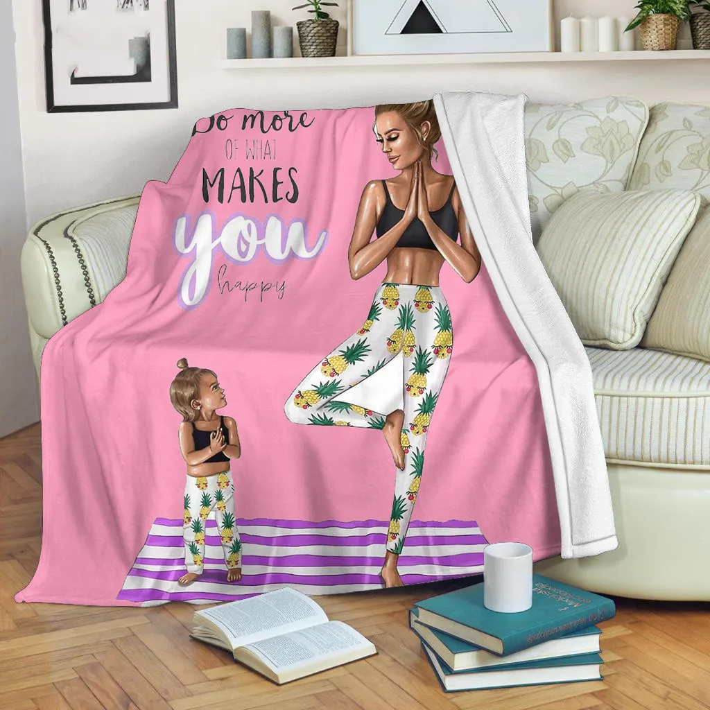 

Super Mom Daughter Theme Flannel Throw Blanket Soft Fashion Warm Lightweight Home Bed Decor for Family Camping Gifts Sofa Couch