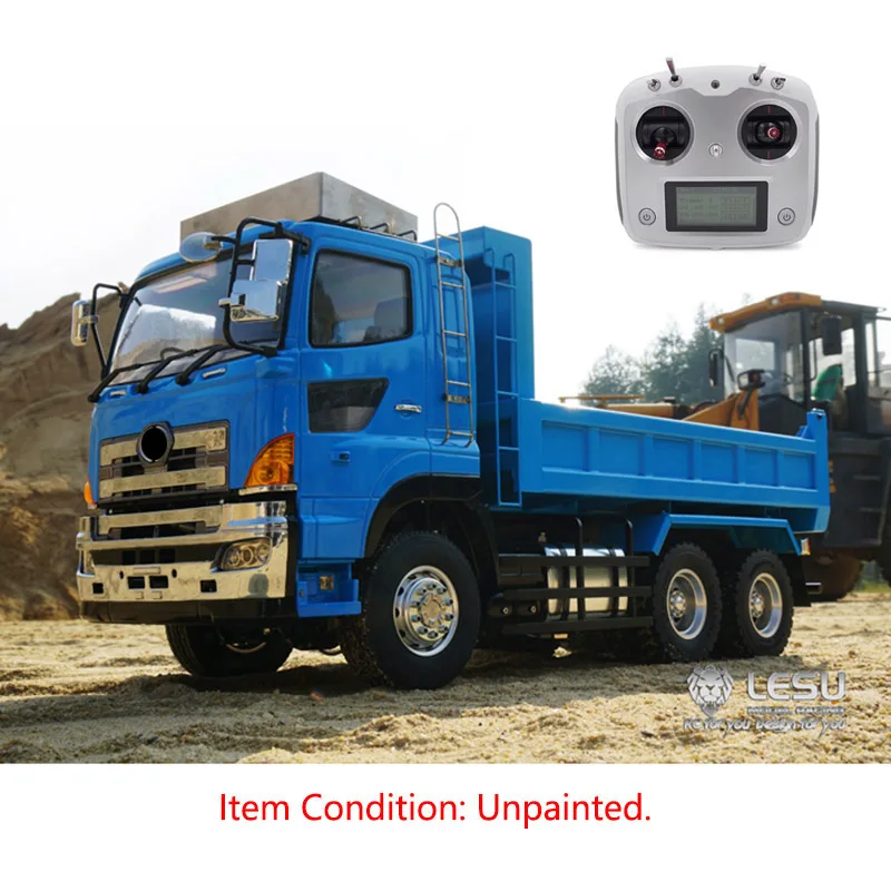 

Lesu 1/14 6*6 RC Hydraulic Dump Truck Tamiyaya Car Model W/ Motor Esc Radio System Light Sound System Thzh0186-Smt2