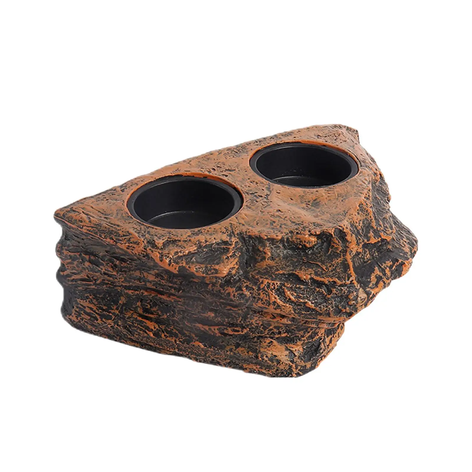 Gecko Feeder Ledge Terrarium Tank Decor Accessories Magnetic Reptile Food Feeder for Crested Gecko Animals Chameleon Lizard Pets