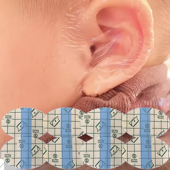 20/60/100pcs Baby Disposable Ear Stickers Shower Protection Ear Covers Waterproof Kids Shampoo Ear Protection Cover Baby Care 1
