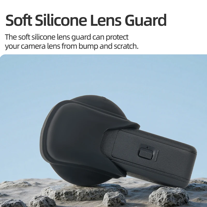 Silicone Lens Case for DJI OSMO 360 Soft Lens Protective Cover Anti-drop Dustproof for OSMO 360 Camera Accessories Perfect Fit