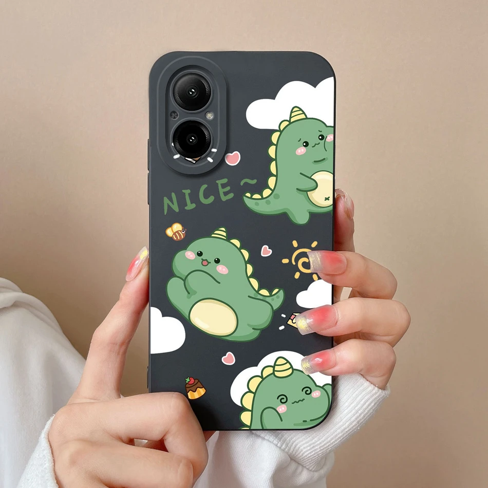 Soft Liquid Silicone Full Protection Phone Case with Multiple Patterns - Anti-Shock Cover