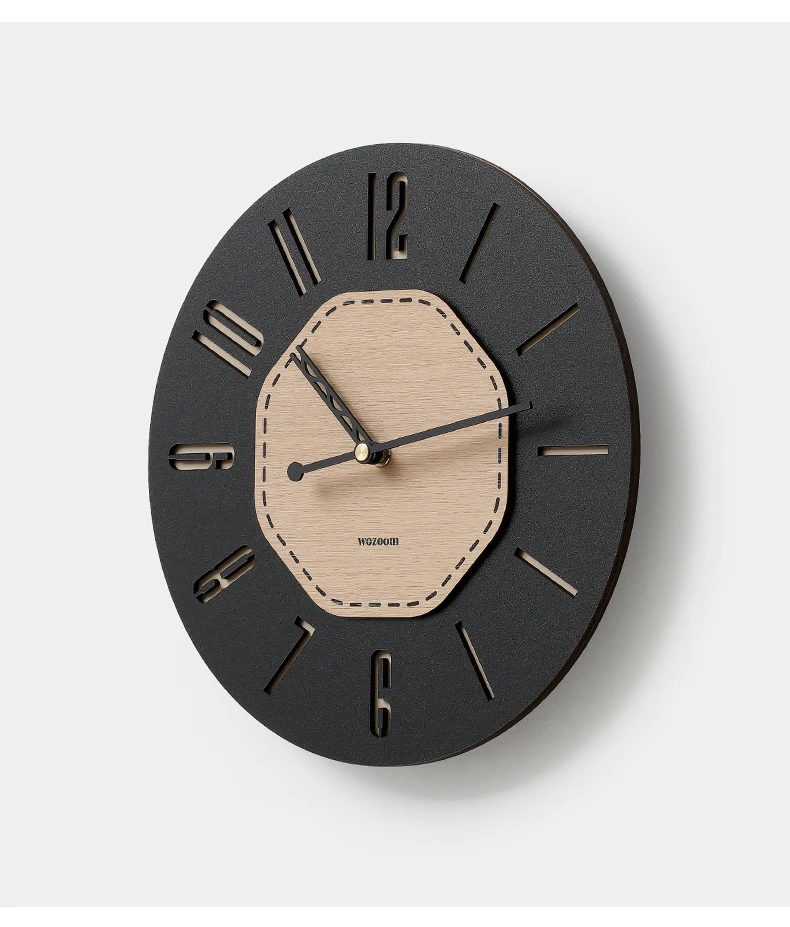 Description Picture 5 of itemAccessories Vintage Digital Wall Clock Battery Operated Wood Aesthetic Interior Design Art Design Minimalist Duvar Saati Clock