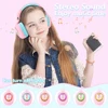 40913-20e29d.jpg Casque Bluetooth 5.1 avec lumière LED et micro pour enfants, casque chat mignon