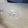 Wall Mounted Adhesive Hook Under Wire Shelf Rack Hanger Holder Clamp Organizer bathroom shelves bathroom organization 5