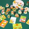 Santa Claus Christmas 3D Puzzle Christmas Tree Snowman Cartoon Kriss Kringle Jigsaw Elk Reindeer Kids Xmas Arts Puzzle 2