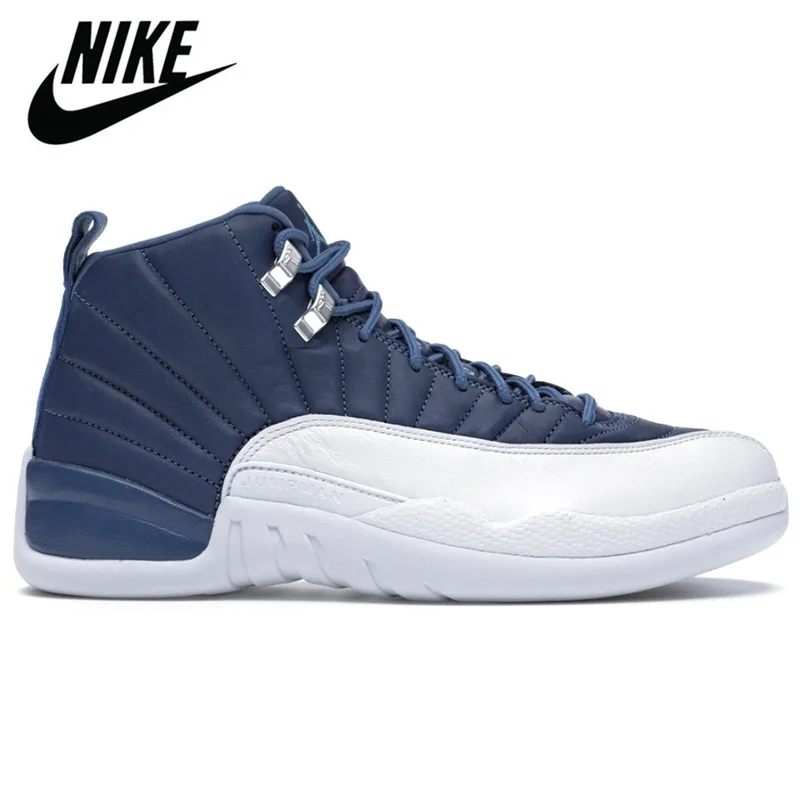 Authentic NIKE Air Jordan Retro 12 Indiggo Red Black New Year's