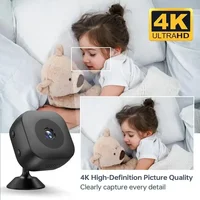 Mini caméra HD 4K WiFi Surveillance sans fil Protection de sécurité moniteur à distance caméscopes Surveillance vidéo maison intelligente 2025 4