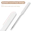 Stainless Steel Makeup Spatula Mixing Stick Foundation Brush Set Eyeshadow Cream Pigment Mixing Tool Face Contour Brush Tool 3