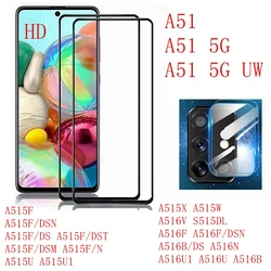 Premium Full Cover Tempered Glass with Camera Lens Protection for Samsung Galaxy A51 5G (A51 A51 5G)