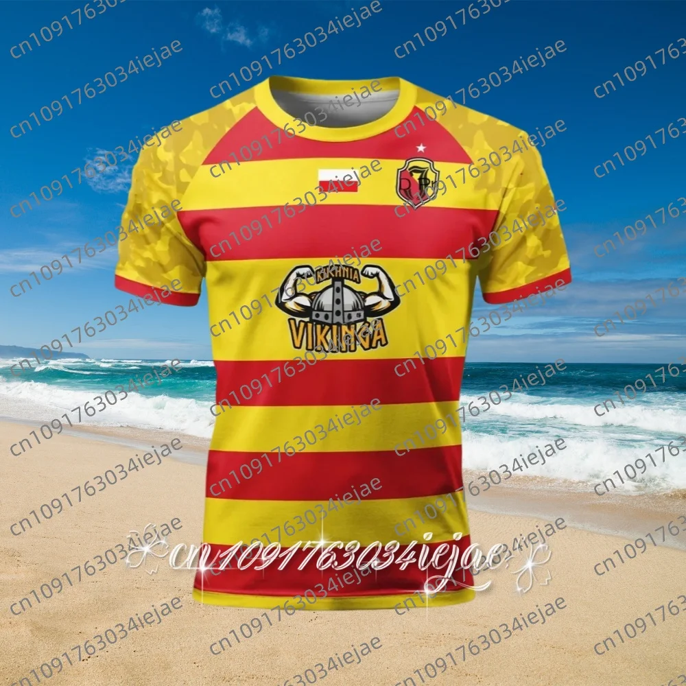 25/26 New Jagiellonia B Giaystok Herren-Fußball-Sporttrikot, Polen-Fußball-Match-Trikot, spezielles Kinder-Fußballtrikot-Set – Detail 12