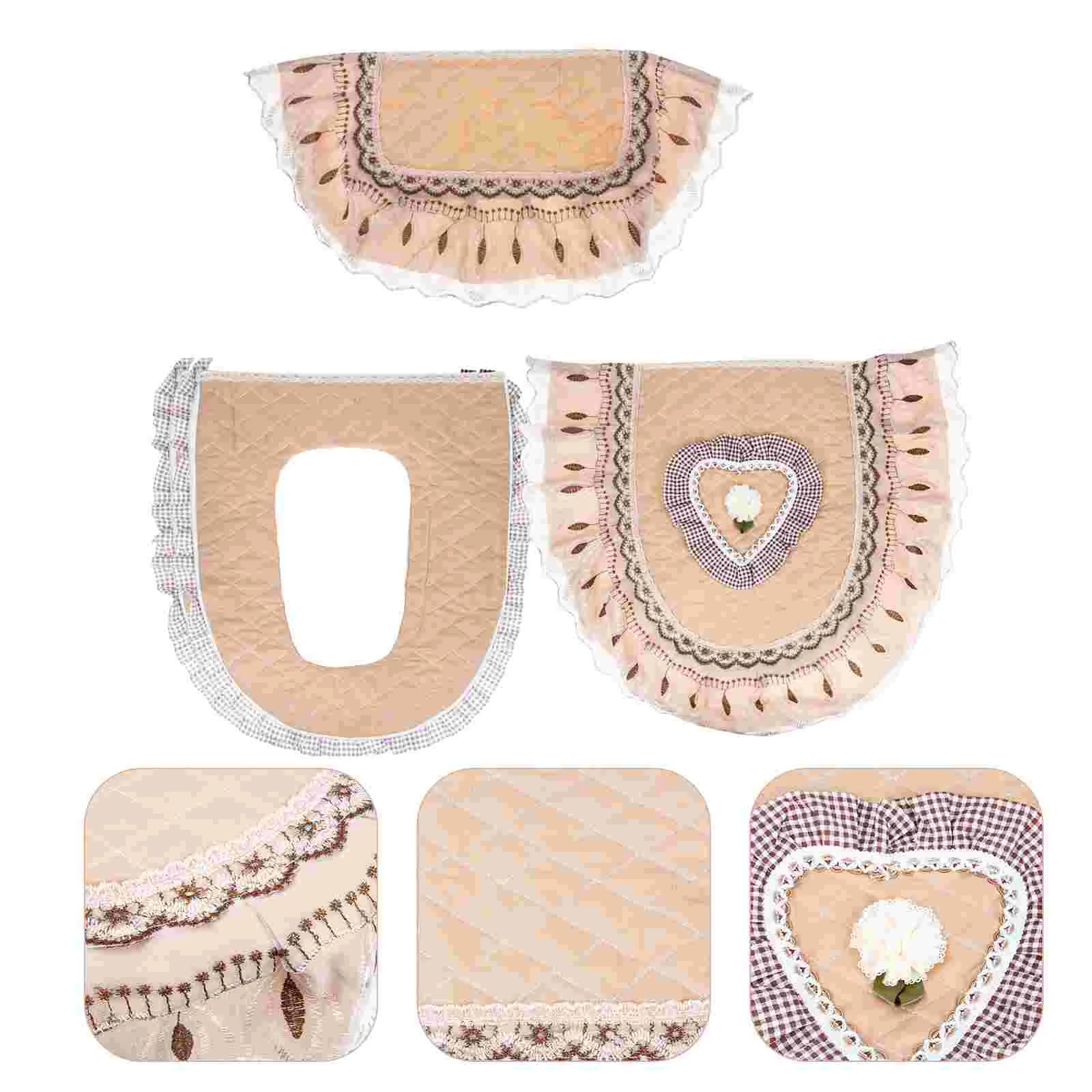 

Covers for The Bathroom Accessories Items Toilet Lid Radiator Cap Seat