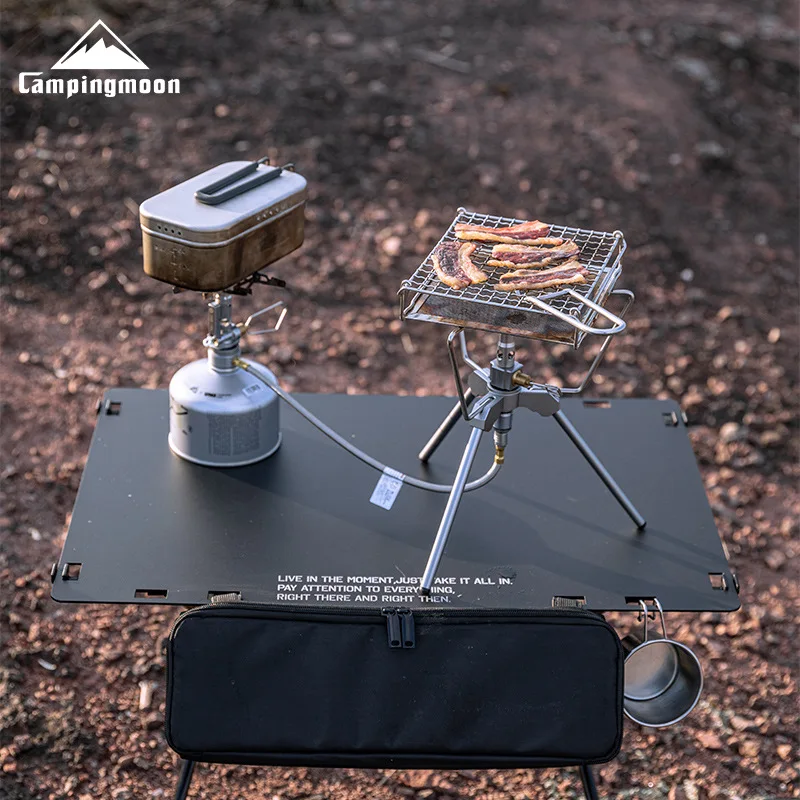 CAMPINGMOON Outdoor Stove Gas High Pressure Threaded Extension Pipe Extension Line Gas Tank Connection Line