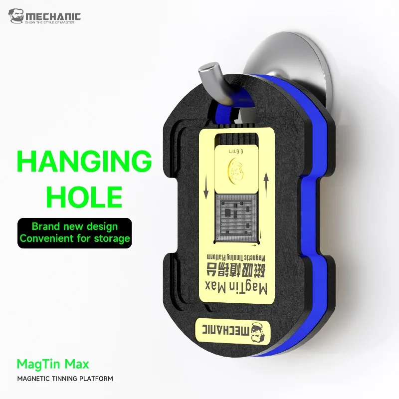 MECHANIC MagTin Max iPhone CPU Snapdragon HiSilicon 시리즈용 자석식 양면 리볼링 플랫폼 세트 75PCS 스텐실 세트