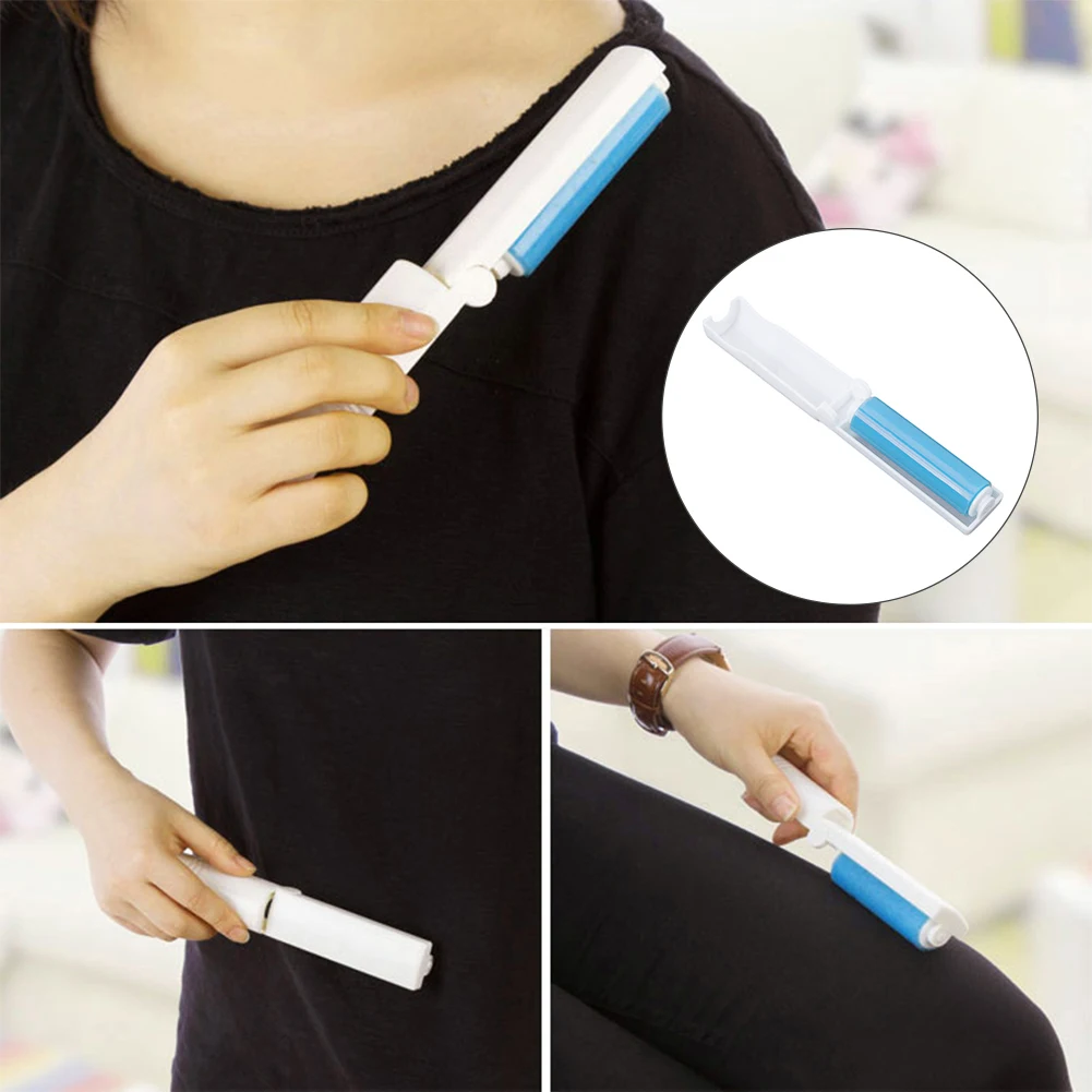 Foldable Lint Roller Washable Pet Hair Remover Brush Portable Clothes Fluff Dust Catcher for Clothes Couch Carpet Pet Hair