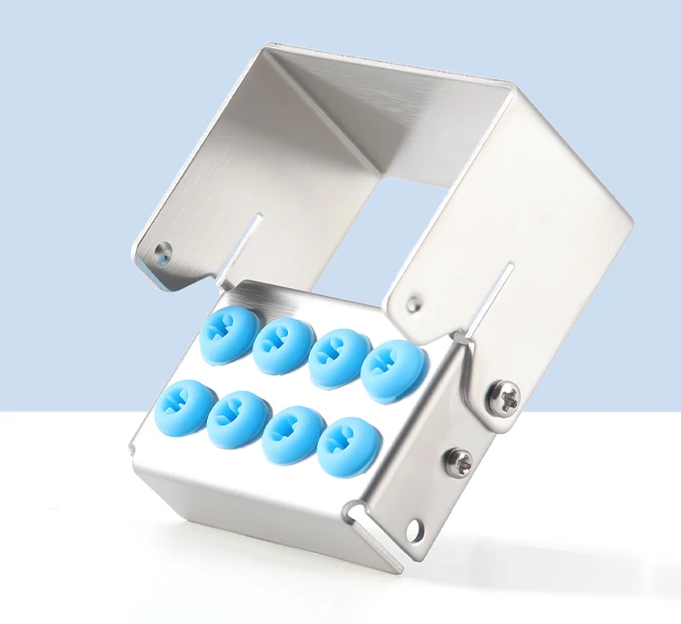 8/30 Löcher AZDENT Dentalbohrer-Halter Reinigungsständer Box Etui Autoklavierbar Edelstahl Sterilisierbar für FG RA Bohrer Zahnmedizin – Detail 14