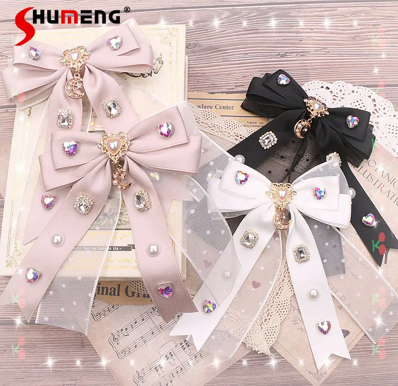 noeuds-papillon-faits-a-la-main-de-style-japonais-pour-femmes-jolie-pince-laterale-pour-chemise-fil-a-pois-couture-pendentif-en-biscuits-barrettes-a-nœud