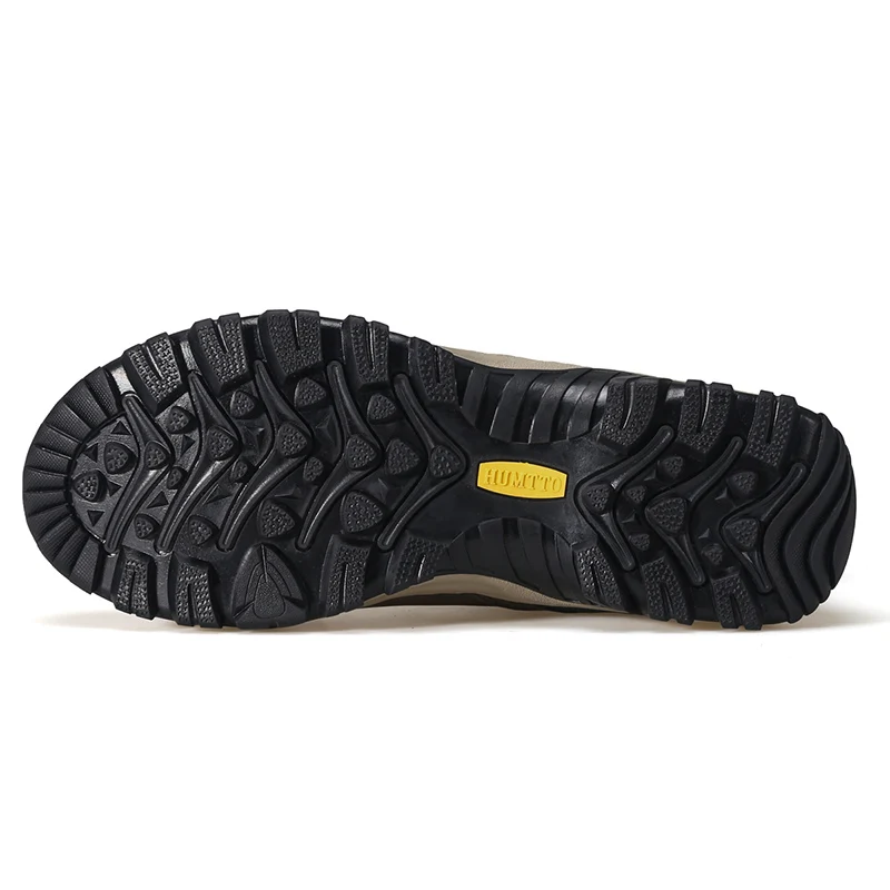 HUMTTO Waterproof Leather Shoes for Men Sports Climbing Hiking Boots Mens Luxury Designer Outdoor Trekking Hunting Sneakers Male