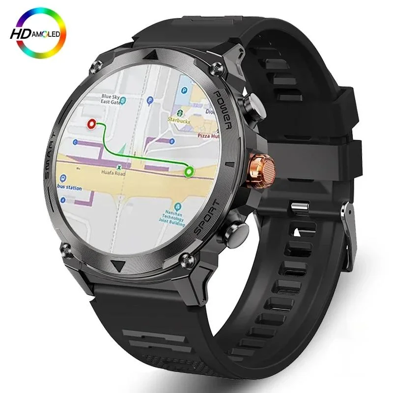 

New 1.43" HD Bluetooth Call Smart Watch Men Sports Fitness Tracker Health Monitor 400mAh Smartwatch Waterproof For Android IOS