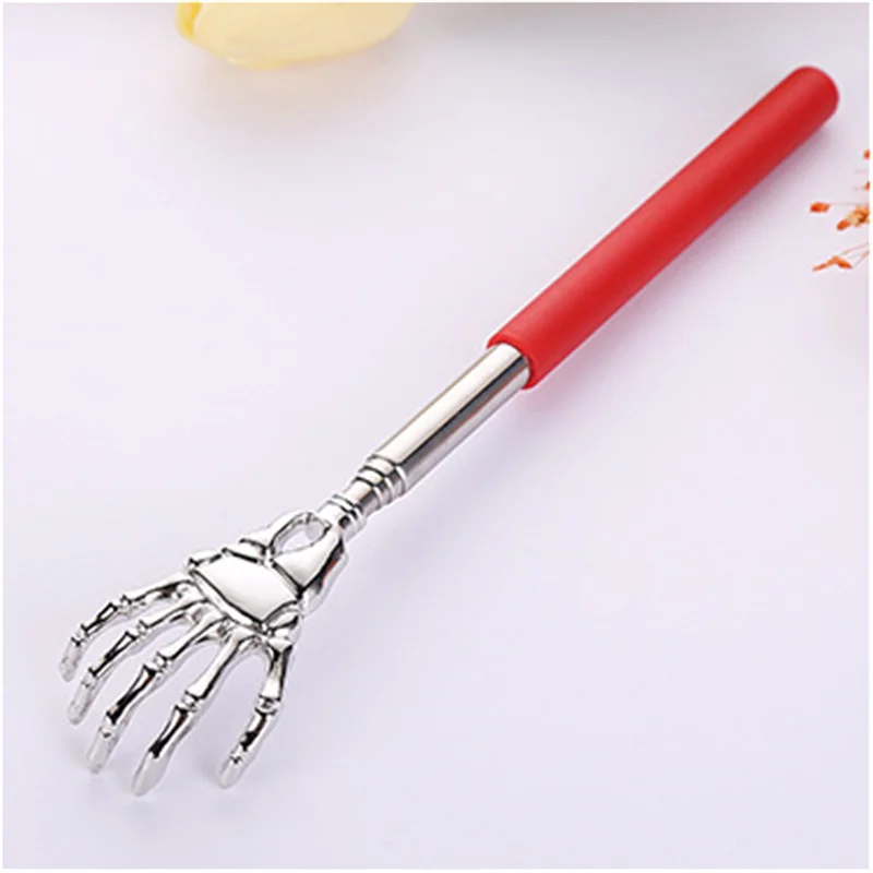 Telescopic Back Scratcher and Massager with Extendable Itching Relief