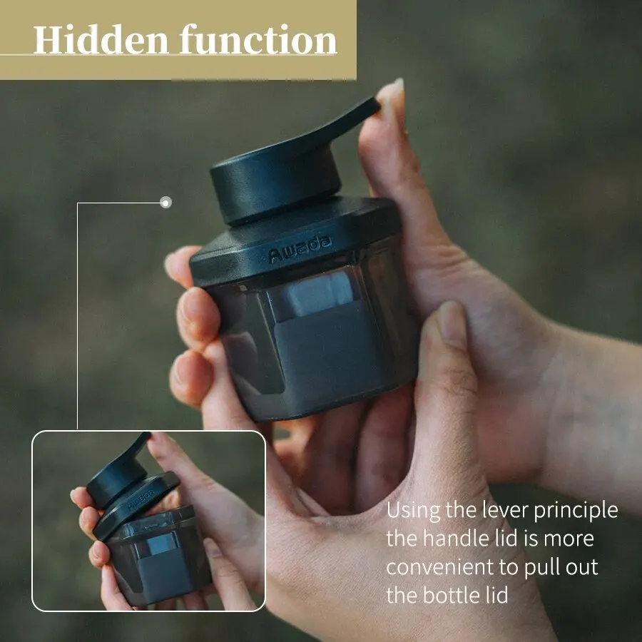Outdoor Camping Seasoning Dispenser Bottle Barbecue Picnic Seasoning Can Seal Portable Storage Kitchen Utensils