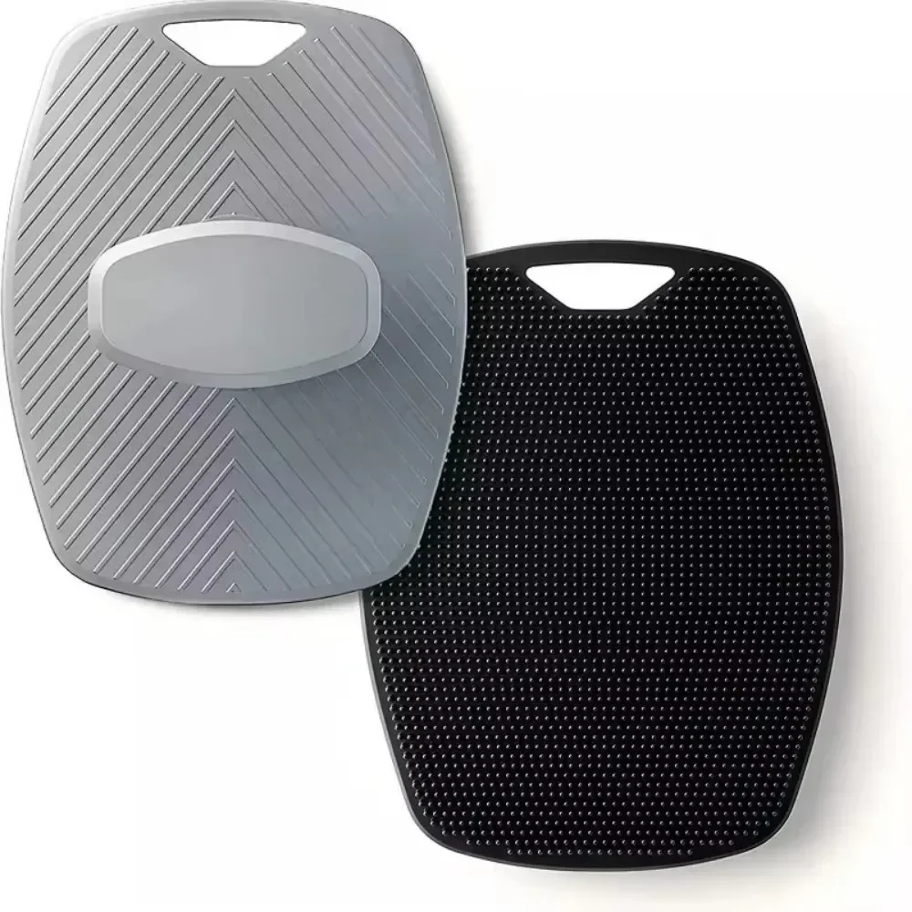 Exfoliating Silicone Cleansing Brush Body Scrubber Cleans Massages Skin Bathroom Accessories Bath Brush Cleanser No Slip Handle 5