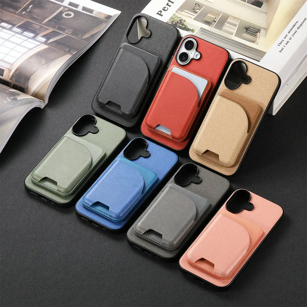Luxury Leather Card Magnet Case - Detachable Design for Edge 60 Stylus Fusion 5G