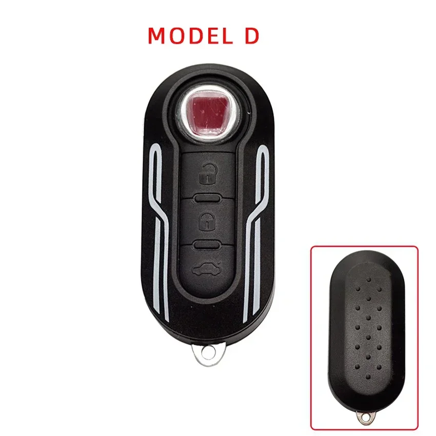 Xinyuexin Flip Folding Car Key Shell - Sleek Remote Auto Key Case with SIP22 Blade and 3 Buttons