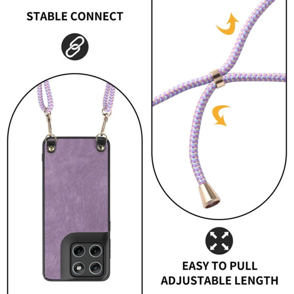 Luxury Crossbody Armor Leather Back Cover
