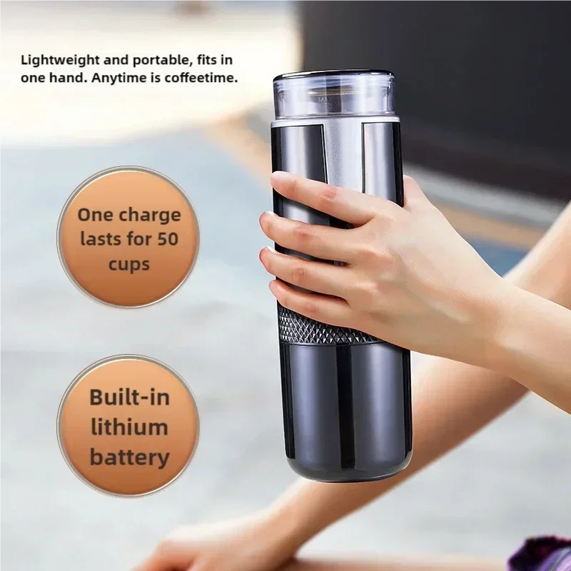 Coffee maker TINSOL Portable Capsule Coffee Maker Electric Coffee Brewer For Ground and KCUP Capsule Without Heat Function