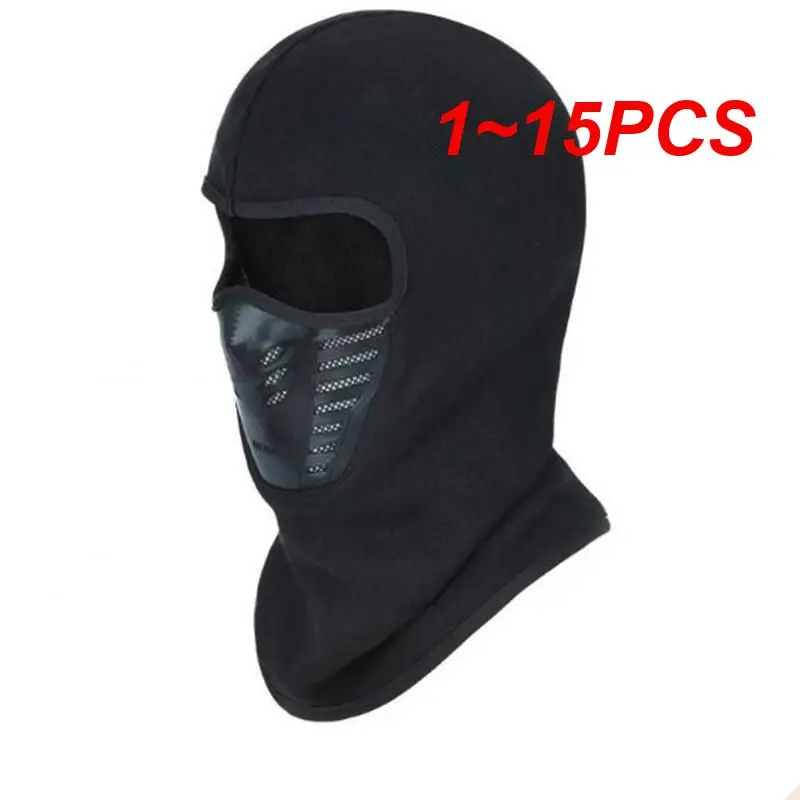 

1~15PCS Hot Sale Outdoor Mask Hat Riding Men And Women Thickened Fleece Hat Face Protection Riding Equipment Warm Windshield
