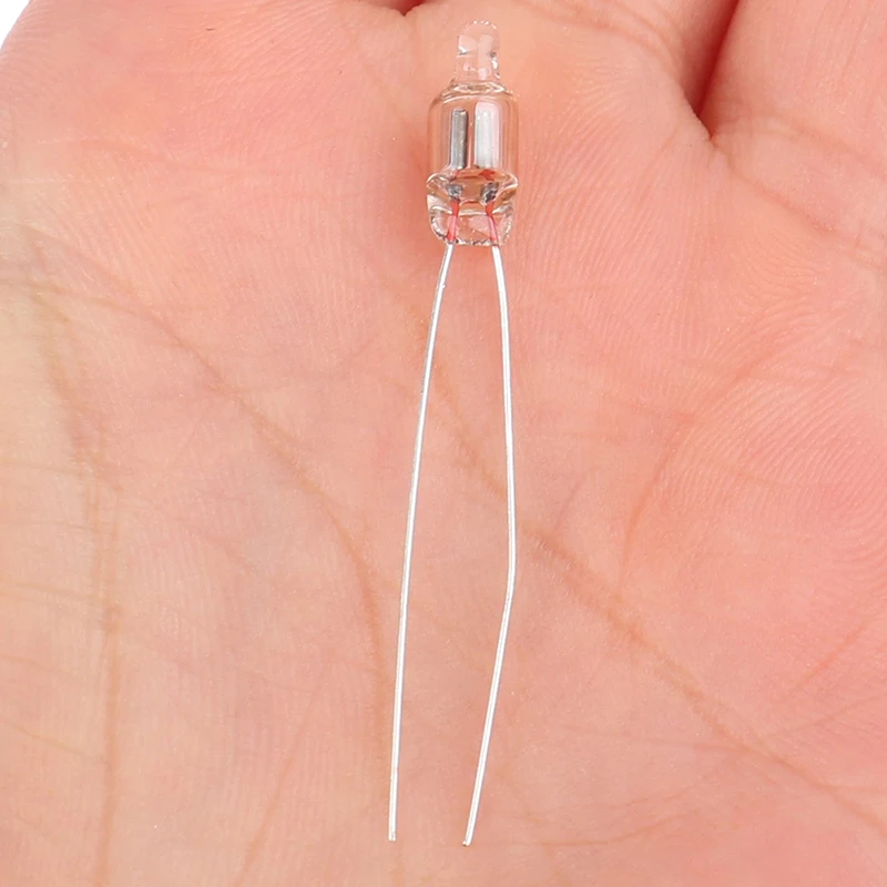 20Pcs Neon Indicator Light Red Signs 5mm Lamp Glow 5X13mm 220v Bulbs Switch Button
