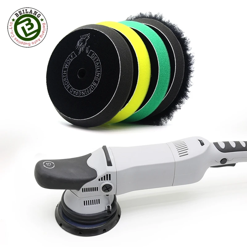 Factory Direct Supply best selling foam polishing pad wool buffing  15mm DA polisher one step Polishing machine kit