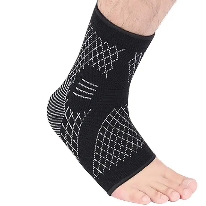 

Ankle Brace Support Sleeve 1PC Recovery Protector Support For Sprained Ankle Elastic Sports Gear For Freedom Of Movement Foot