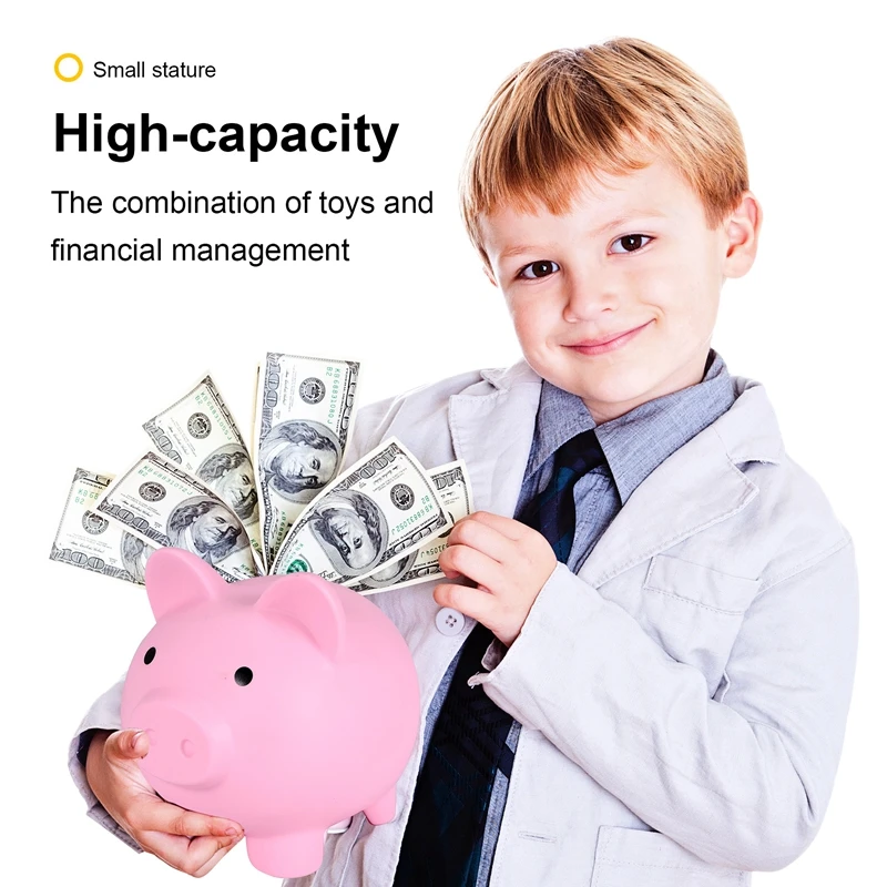 Hot Large Piggy Bank, Unbreakable Plastic Money Bank, Coin Bank For Girls And Boys, Practical Gifts For Birthday 3