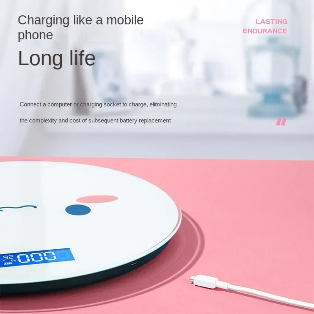 Girls Home Weight Loss Scale Dormitory Small Human Body Weighing Scale Rechargeable Electronic Scale Home Accurate Weight Scale 4