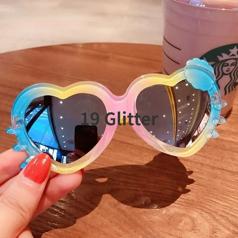 Kinder Stern Cartoon Runde Farben Sonnenbrille Baby Mädchen Junge UV400 Brille Outdoor Kinder Sommer Strand Urlaub Brillen_voghion.com