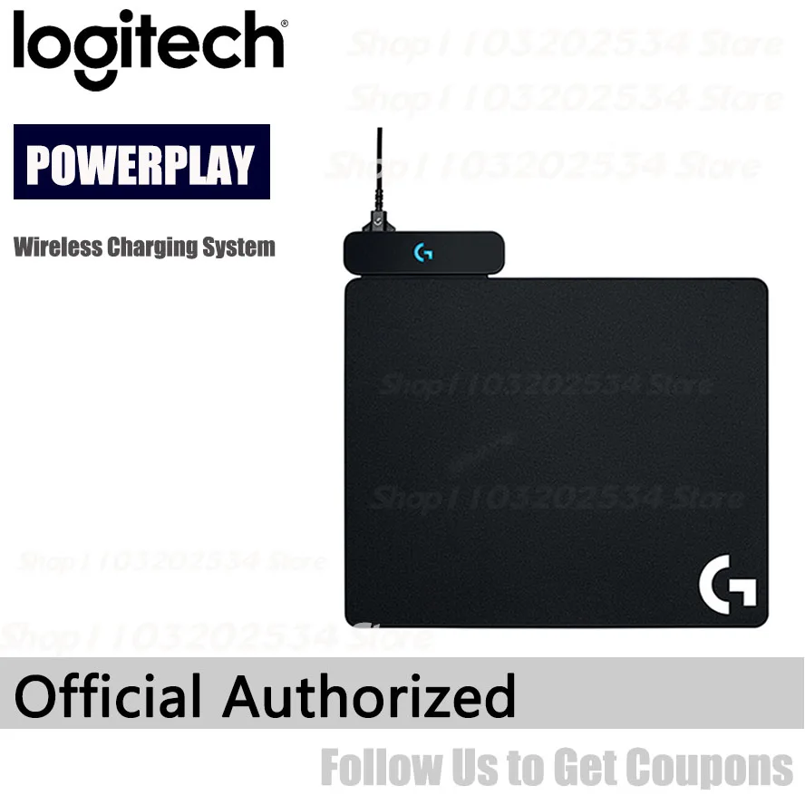 Logitechg Powerplay Tappetino Per Mouse Con Ricarica Wireless Compatibile Con Mouse Da Gioco G Pro/ G903/ G703/ G502 Lightspeed Nero