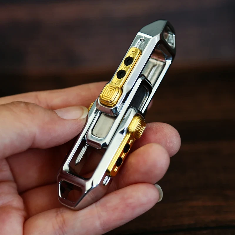 

Relative Lock Push Slider EDC Fidget Slider Adult Metal Fidget Toys ADHD Tool Anxiety Stress Relief Toys Cool Stuff Gifts