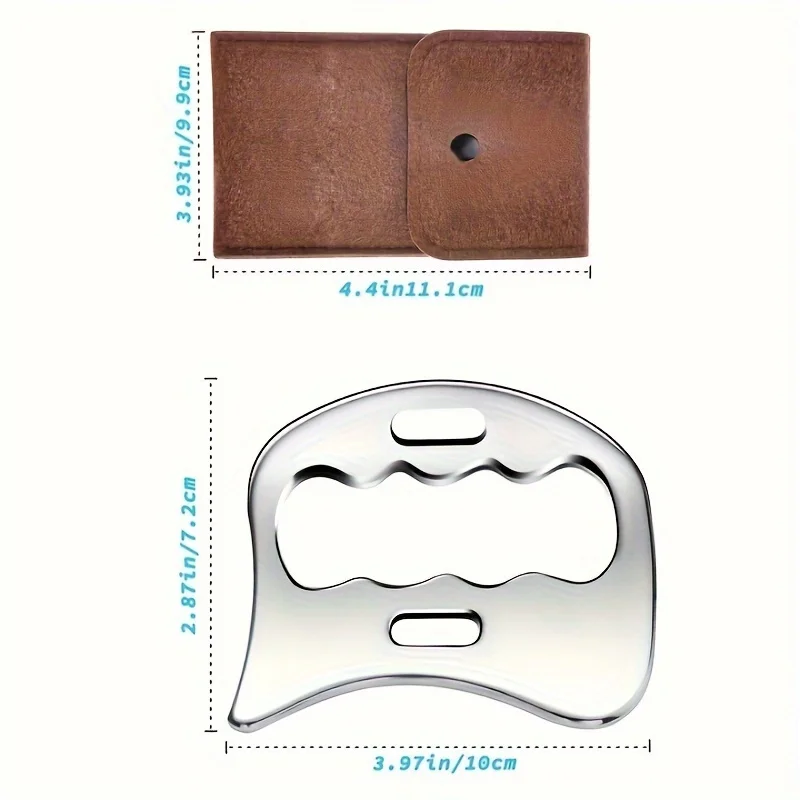 Stainless steel gua sha tools, gua sha scraping massage tools for physiotherapy and gua sha massage scraper tools 3