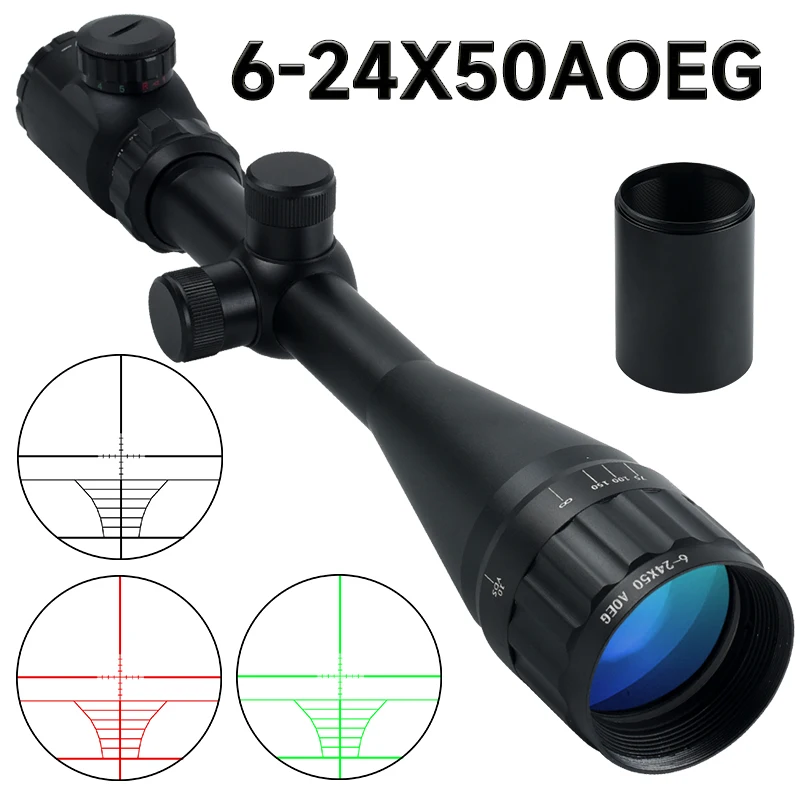 624x50 Aoe Cross Red Greed Optical Rifle Scope Long Eye Rifle Scope