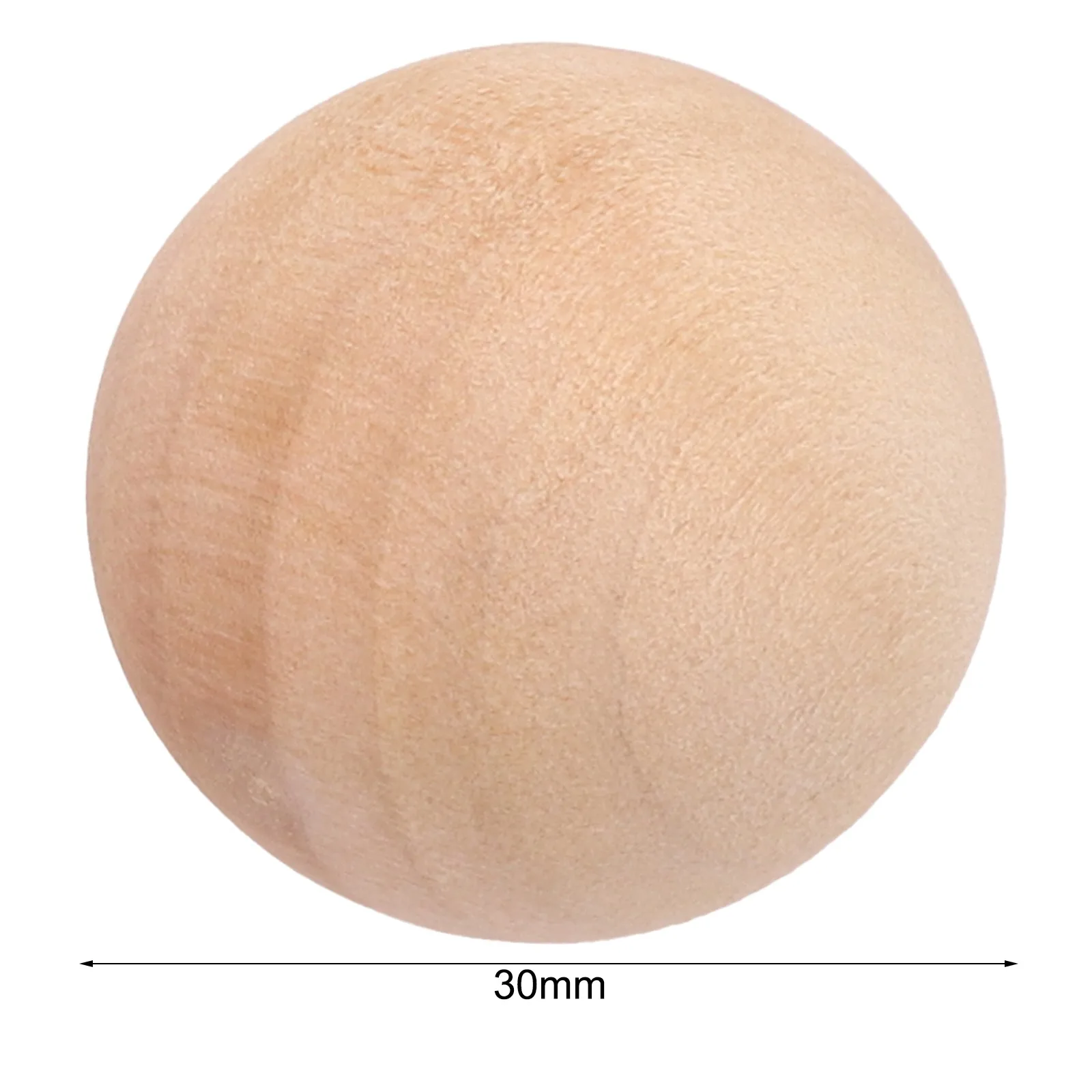 Natural Hardwood Craft Wood Balls