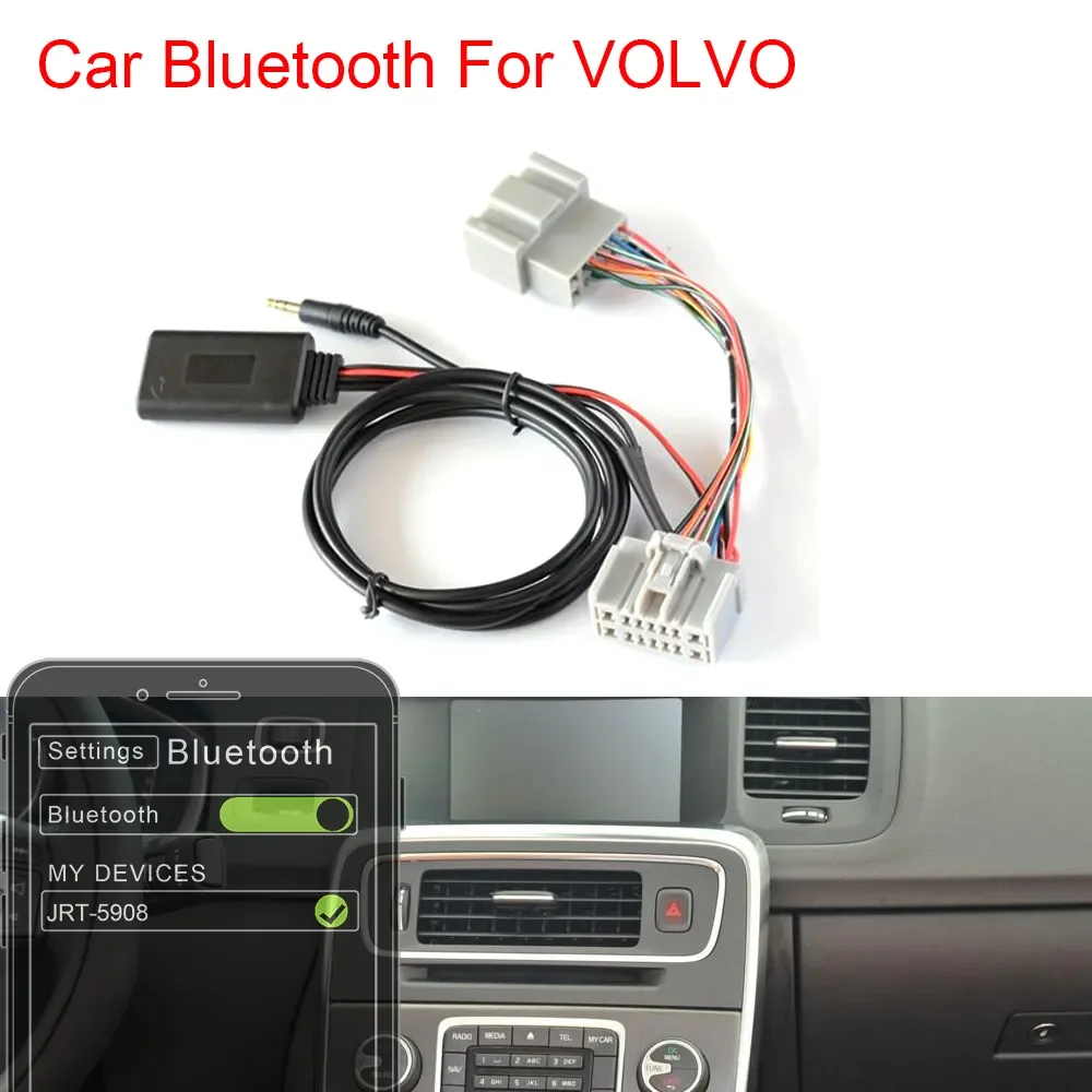 

Car AUX-in Audio Adapter Bluetooth 5.0 Module For Volvo C30 S40 V40 V50 S60 S70 C70 V70 XC70 S80 XC90 Adapters Car Accessories