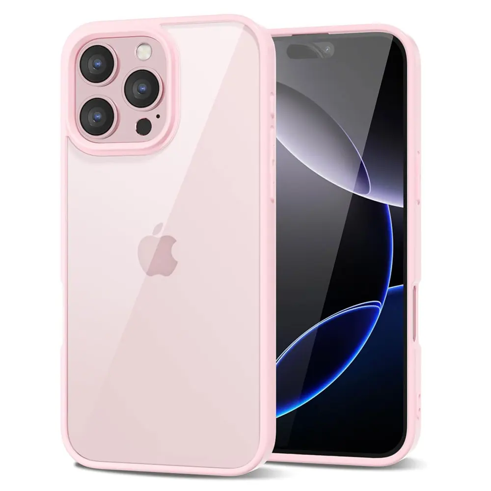 Vibrant Transparent Phone Case with Soft Bumper and TPU Back